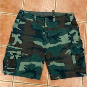 Rothco infantry utility shorts - camo cargo